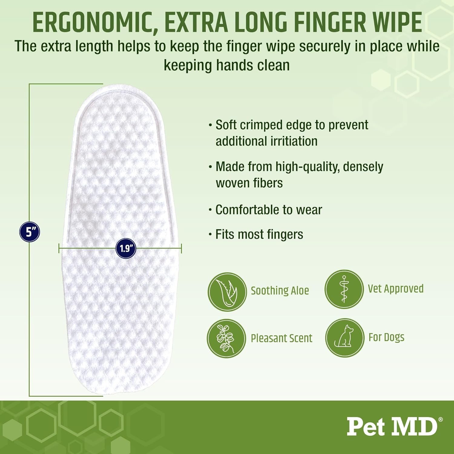 Dog Ear Cleaning Finger Wipes - Image 5