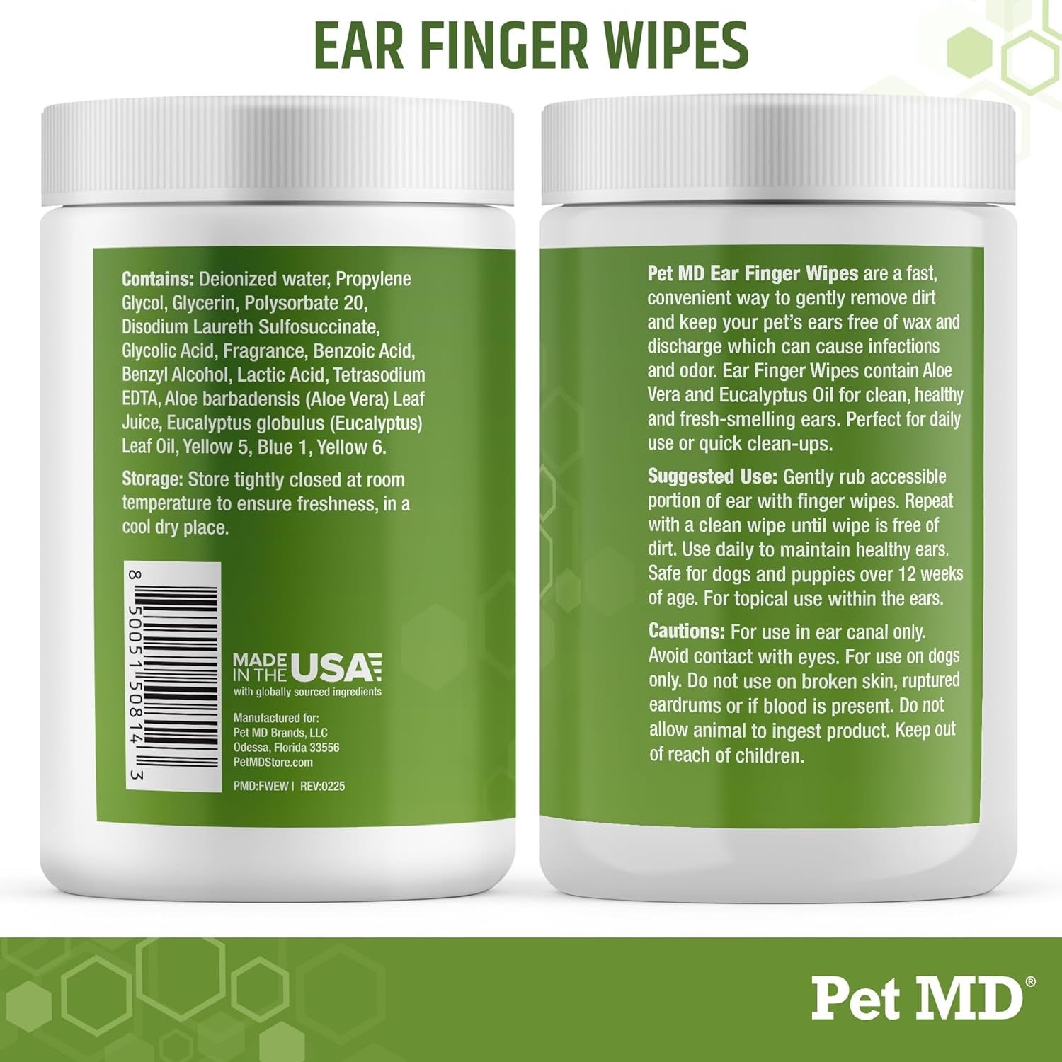 Dog Ear Cleaning Finger Wipes - Image 6