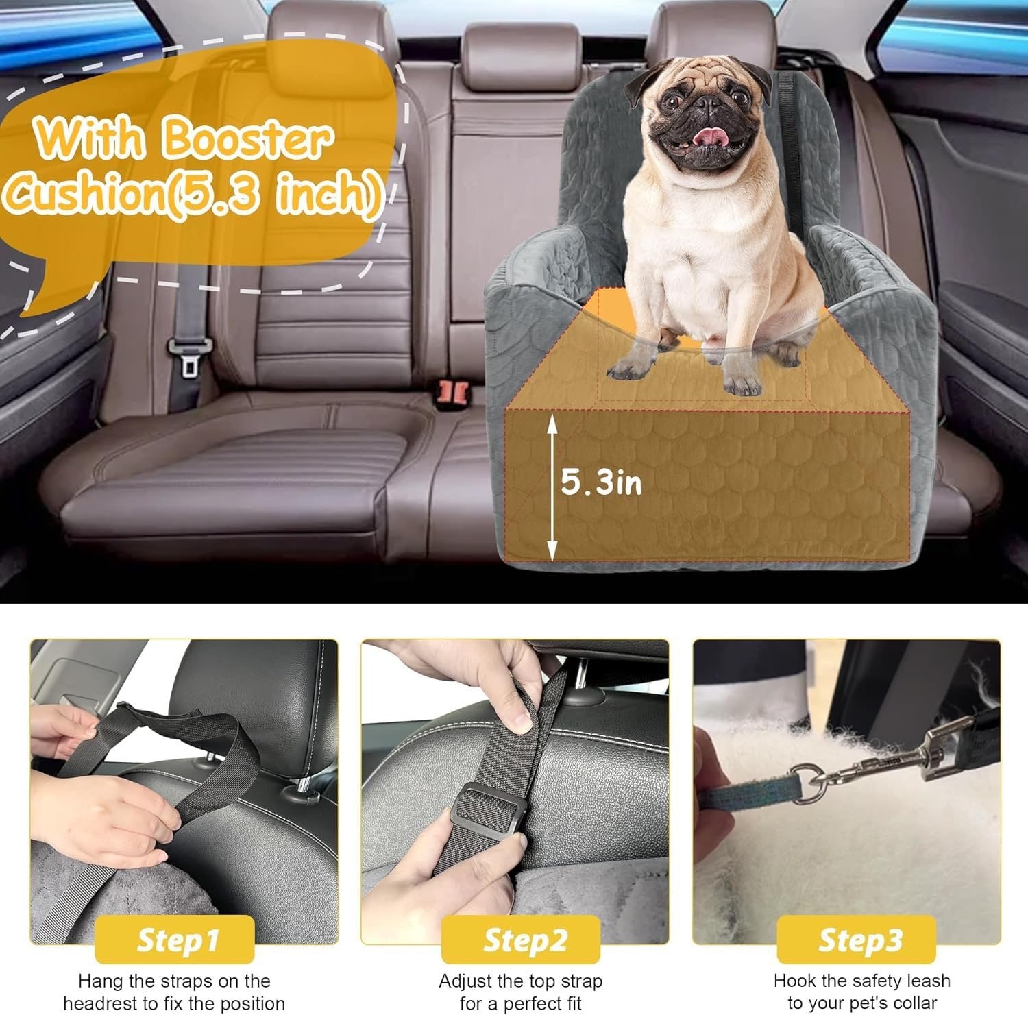 Dog Car Seat for Small/Medium - Image 2