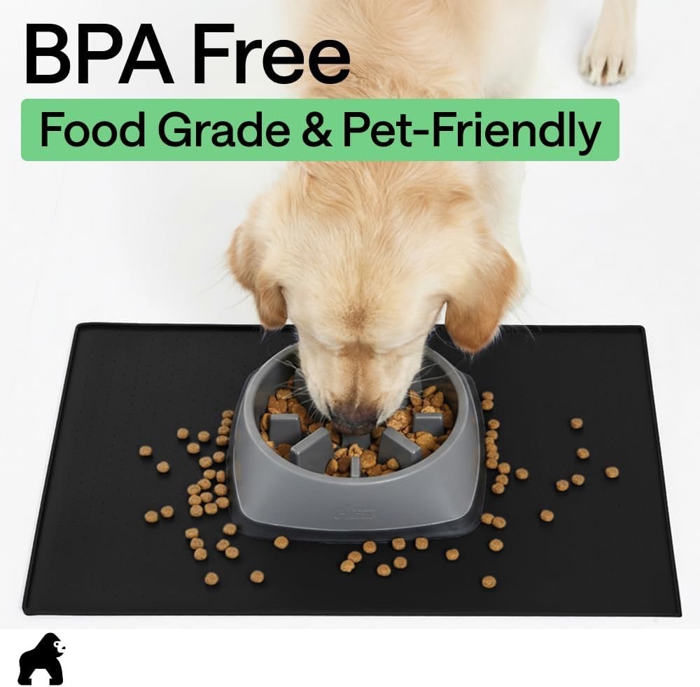 Gorilla Grip- Silicone Pet Feeding Mat (18.5x11.5)- color options - Image 8