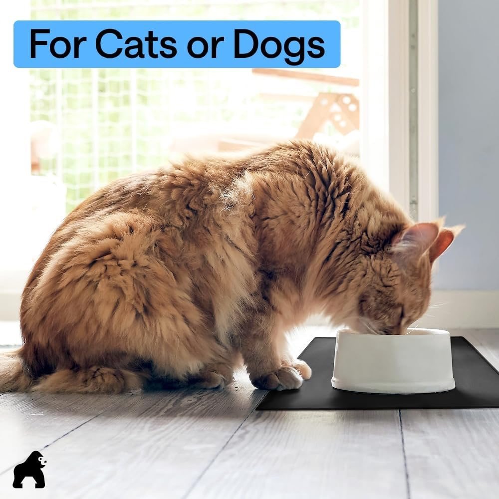 Gorilla Grip- Silicone Pet Feeding Mat (18.5x11.5)- color options - Image 9
