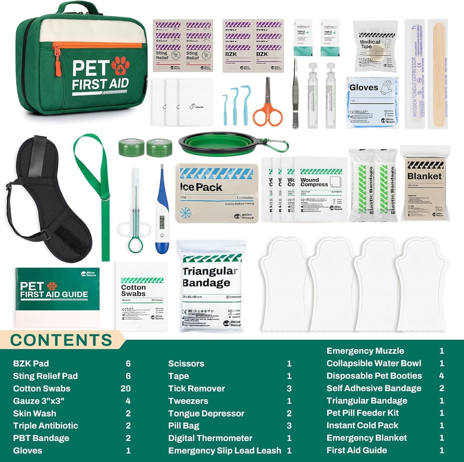 RHINO RESCUE Pet First Aid Kit - Image 3