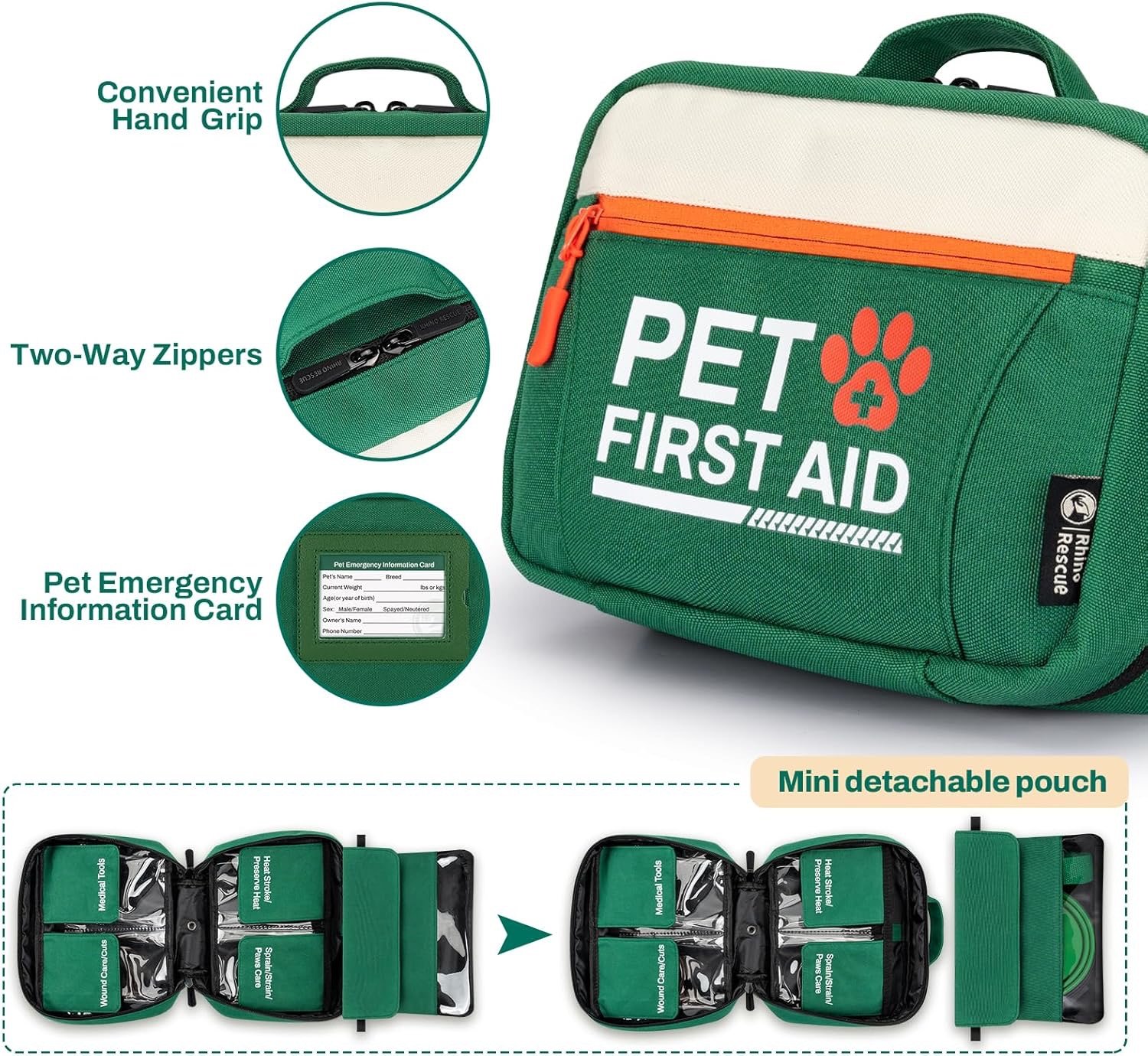 RHINO RESCUE Pet First Aid Kit - Image 4